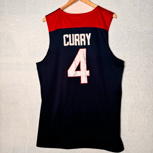 USA FIBA Basketball Team Jersey Steph Curry # 4 Nike Size XXL - Picture 5 of 7